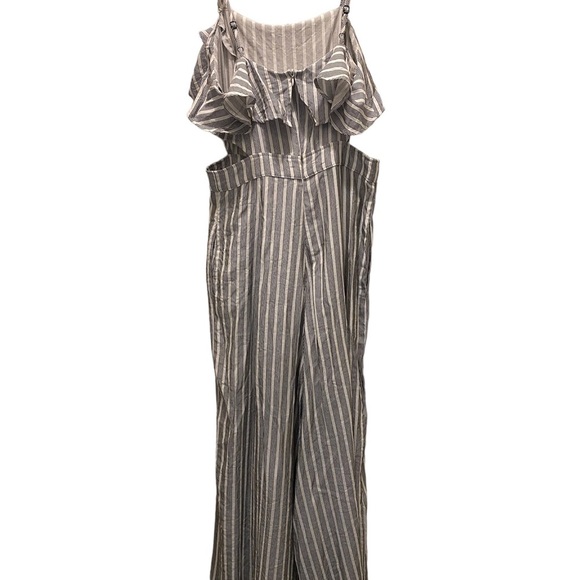 - A. Calin By Flying Tomato woman jumpsuit striped black and white size S - Picture 2 of 11